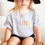 mamagibt T-Shirt Kinder Mama und Ich Pastel T-Shirt Kinder Mama und Ich Pastell Sport Grey