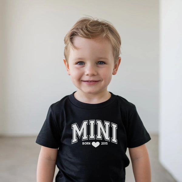 T-Shirt Kinder Mama und Ich Weiß