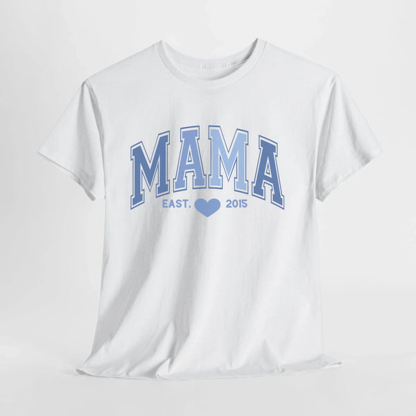 T-Shirt Mama und Ich Blau
