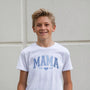 mamagibt T-Shirt Mama und Ich Blau T-Shirt Mama und ich Blau White