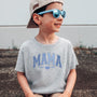 mamagibt T-Shirt Mama und Ich Blau T-Shirt Mama und ich Blau Sport Grey