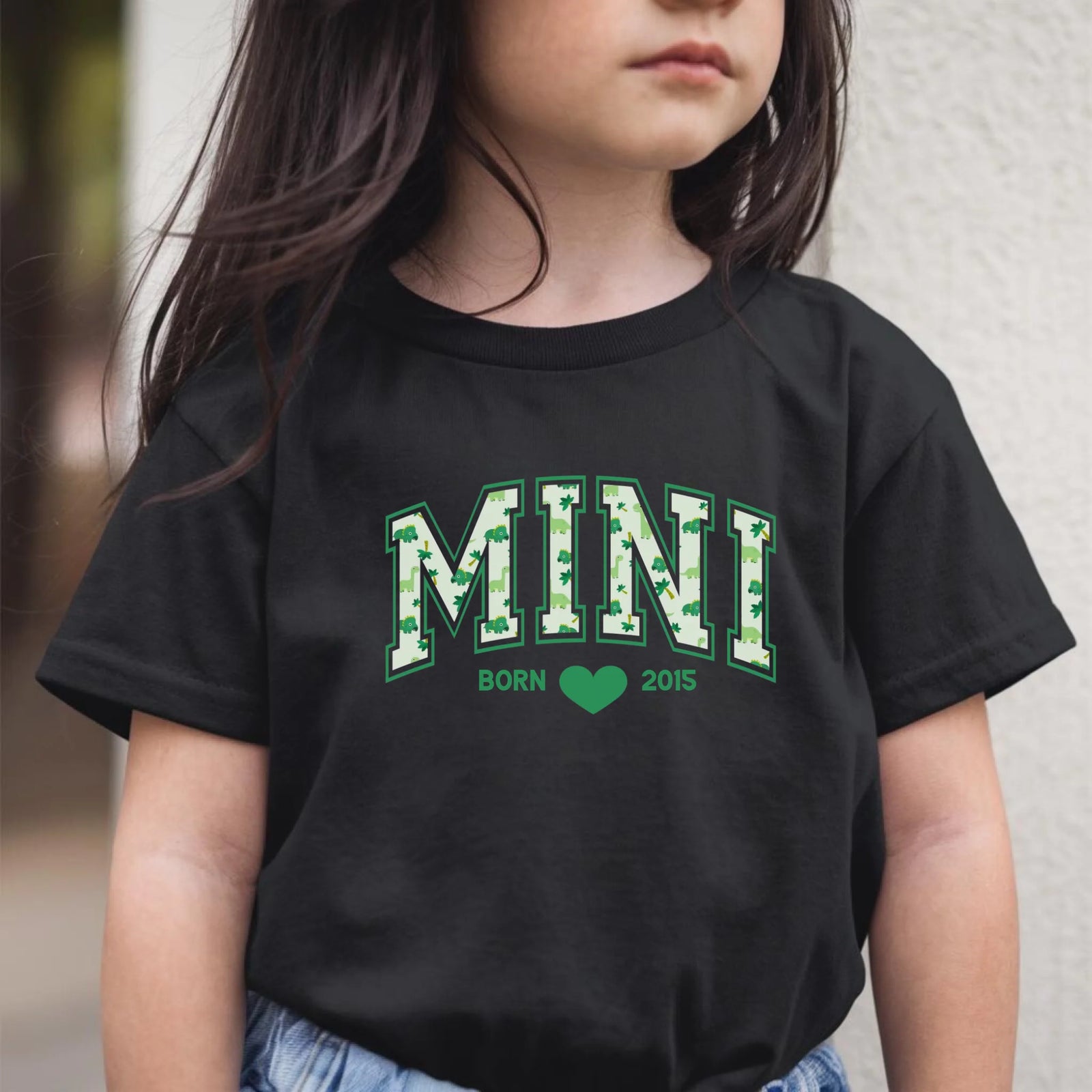 mamagibt T-Shirt Kinder Mama und Ich Dinosaurier