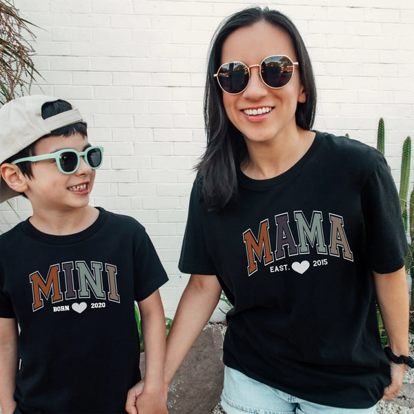 T-Shirt Mama und Mini Brooklyn Earth