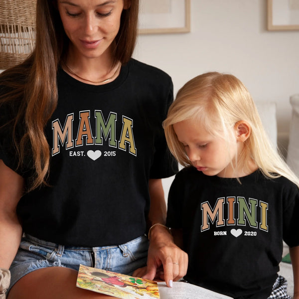 T-Shirt Mama und Mini Napa Earth