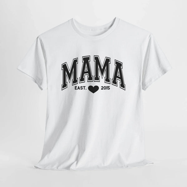 T-Shirt Mama und Mini Schwarz
