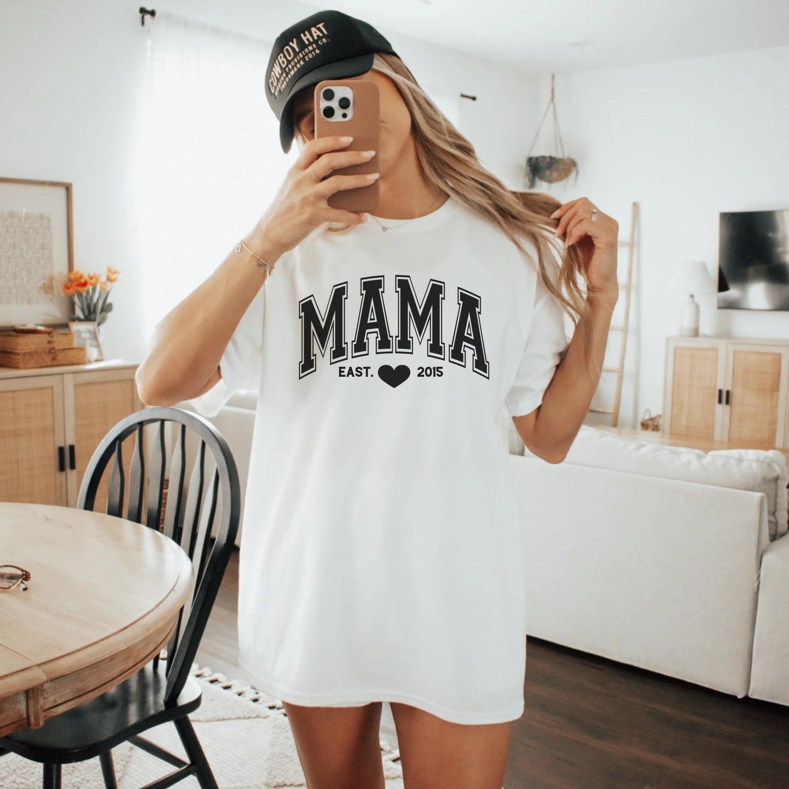 mamagibt T-Shirt Mama und Mini Schwarz T-Shirt Mama und Mini Schwarz White