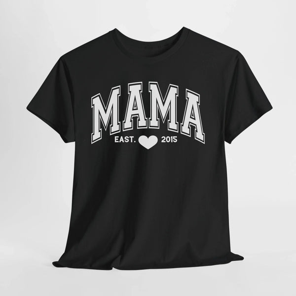 T-Shirt für Mama und Mini Weiß
