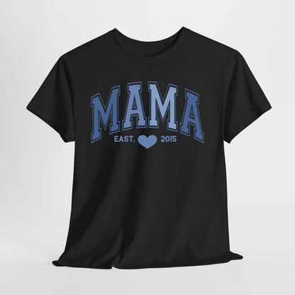 mamagibt T-Shirt Mama und Mini Blau