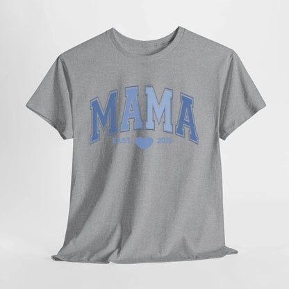 mamagibt T-Shirt Mama und Mini Blau