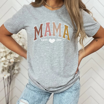 mamagibt T-Shirt Mama und Mini Oxford Dunes T-Shirt Mama und Mini Oxford Dunes Sport Grey