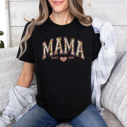 mamagibt T-Shirt Mama und Mini Herbst T-Shirt Mama und Mini Herbst Black