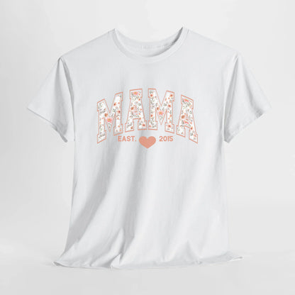 mamagibt T-Shirt Mama und Mini Blumen
