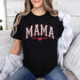mamagibt T-Shirt Mama und Mini Herzchen T-Shirt Mama und Mini Herzchen Black