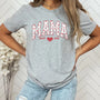 mamagibt T-Shirt Mama und Mini Herzchen T-Shirt Mama und Mini Herzchen Sport Grey