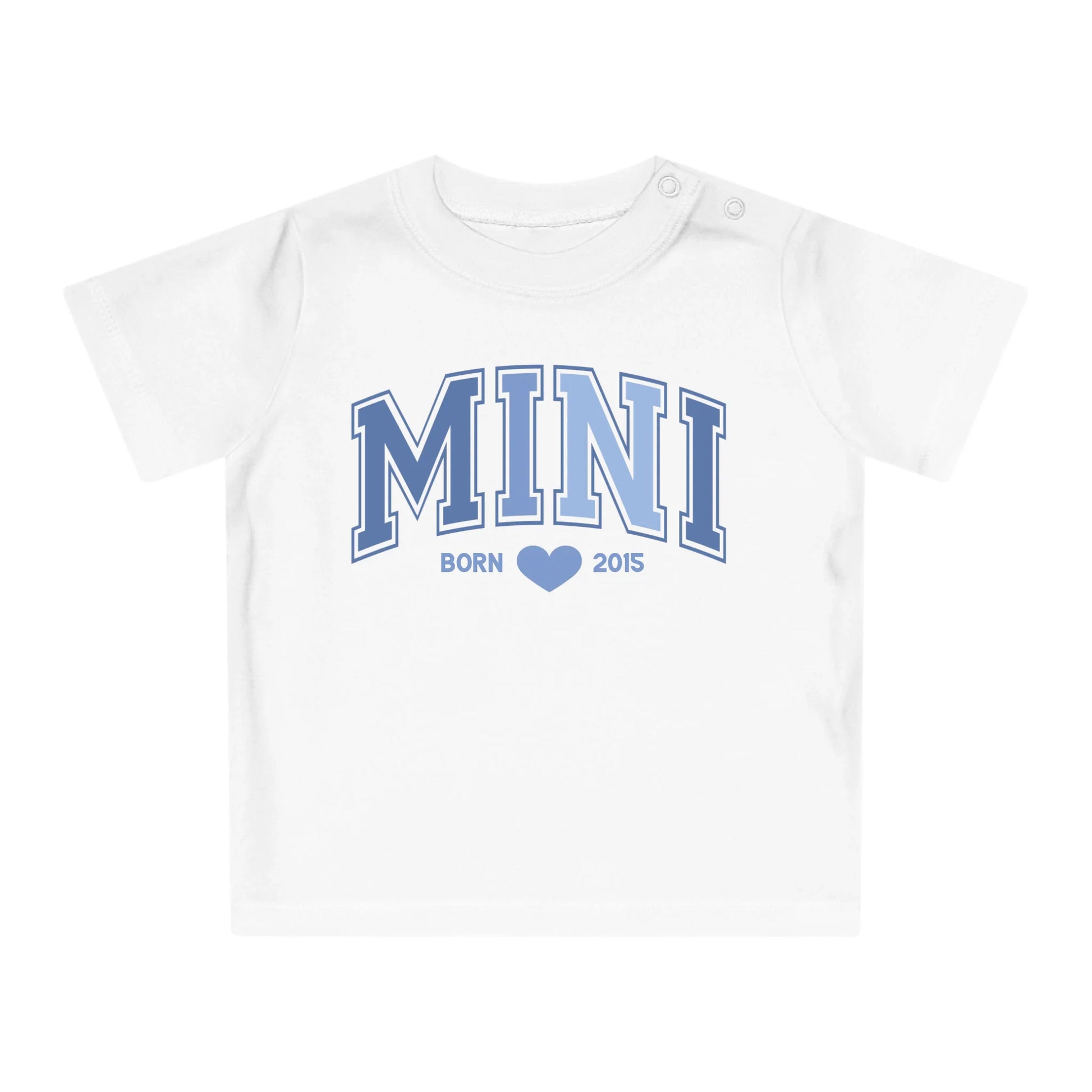 mamagibt T-Shirt Baby Mama und Ich Blau