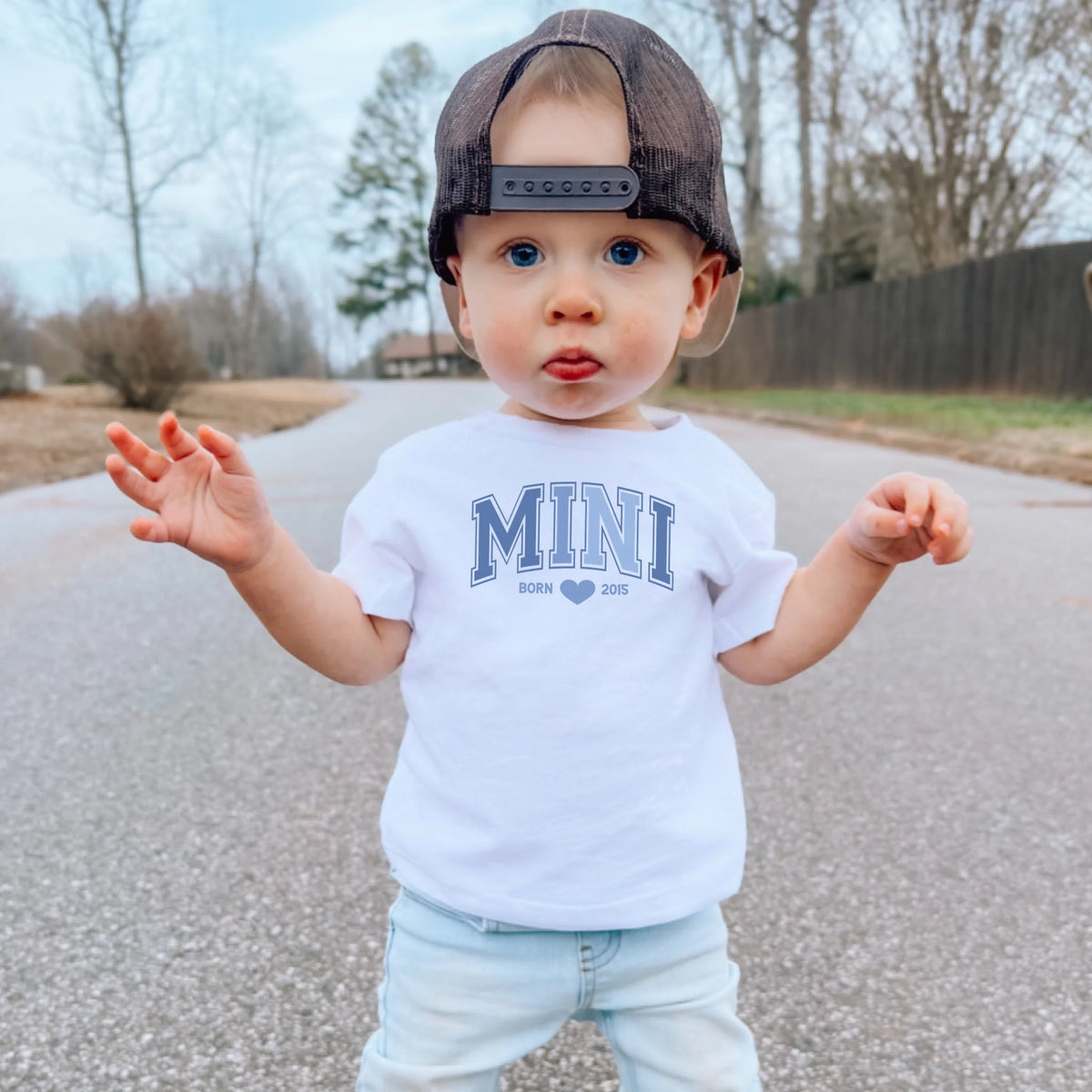 mamagibt T-Shirt Baby Mama und Ich Blau T-Shirt Baby Mama und Ich Blau White personalisiert