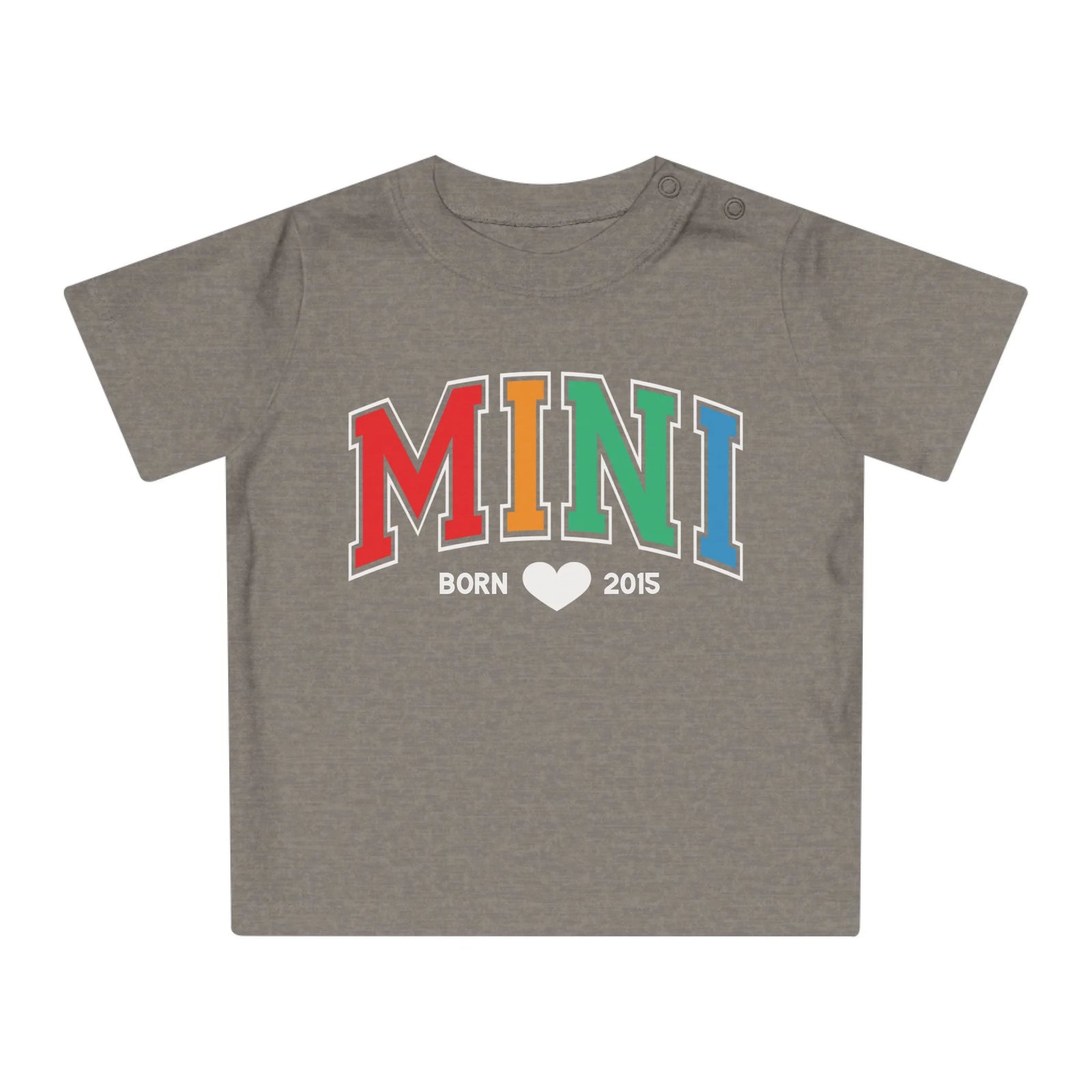 mamagibt T-Shirt Baby Mama und Ich bunt T-Shirt Baby Mama und Ich bunt Heather Grey Melange