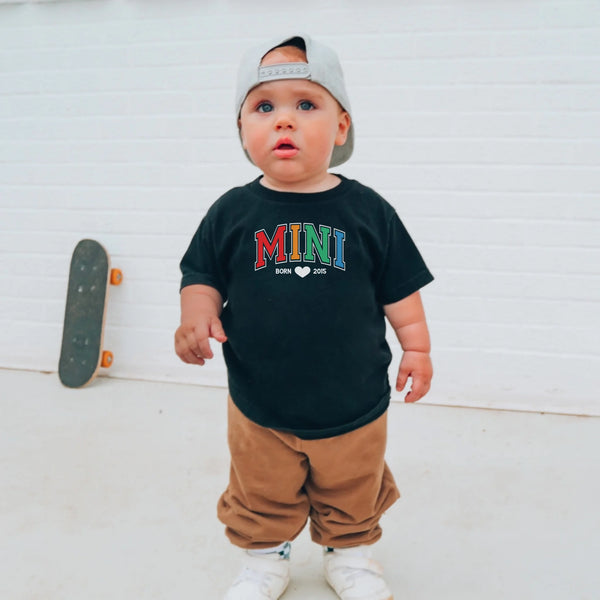 T-Shirt Baby Mama und Ich bunt