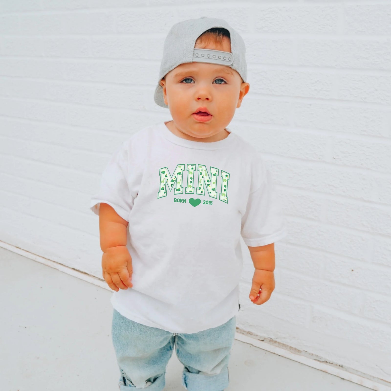 mamagibt T-Shirt Baby Mama und Ich Dinosaurier T-Shirt Baby Mama und Ich Dinosaurier White