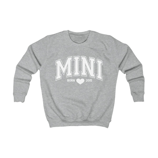 Sweatshirt Kinder Mama und Ich Weiß