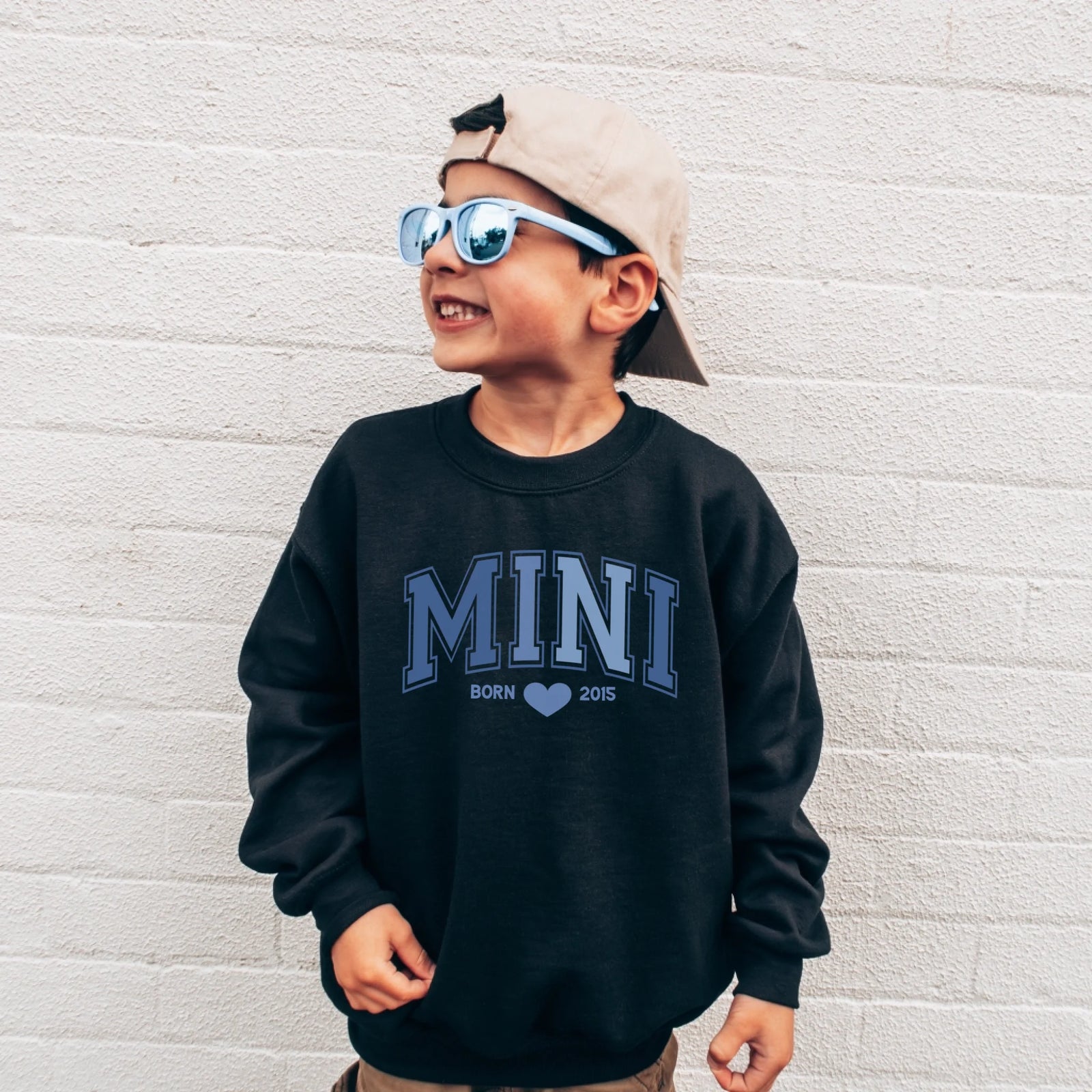mamagibt Sweatshirt Kinder Mama und Ich Blau Sweatshirt Kinder Mama und Ich Blau Jet Black