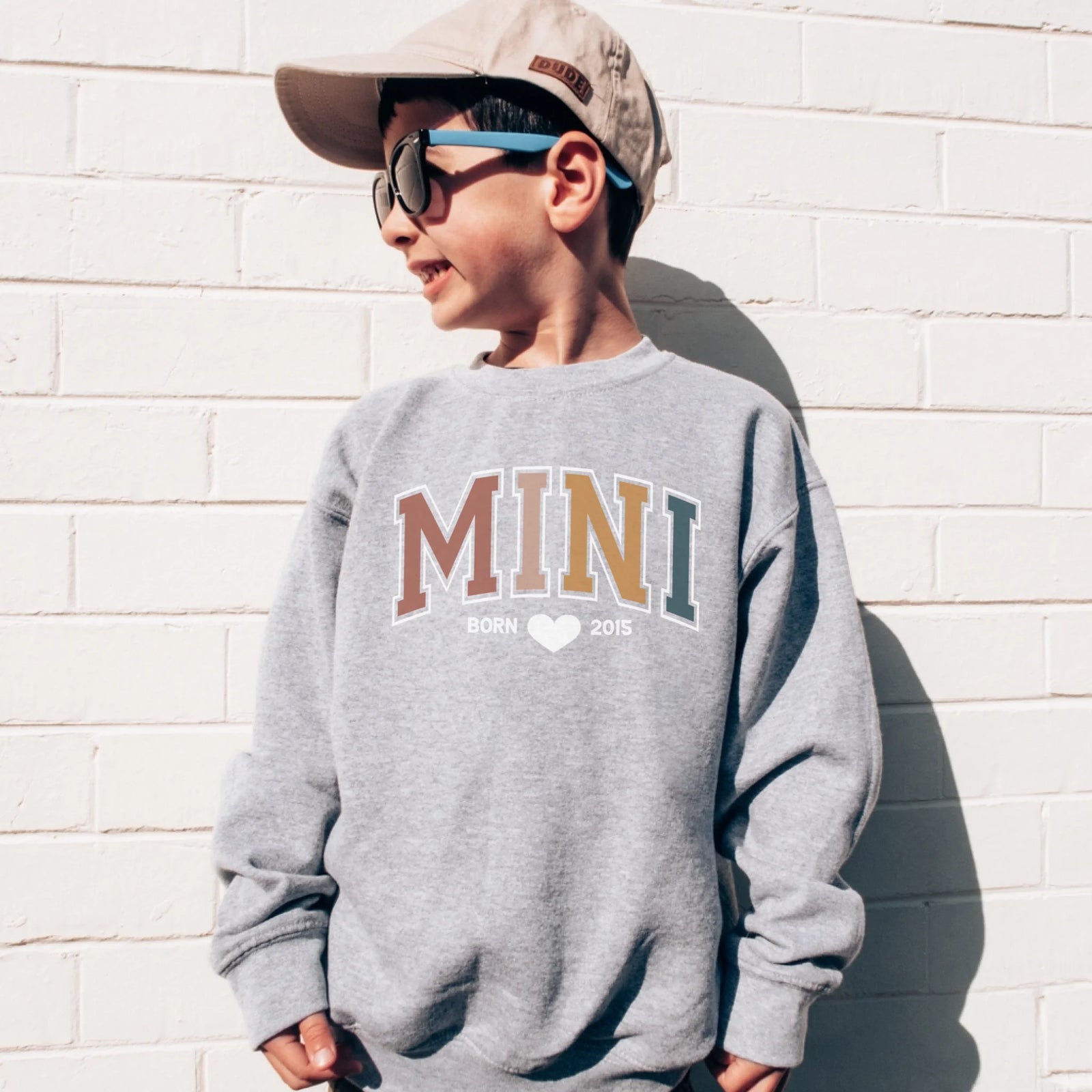 mamagibt Sweatshirt Kinder Mama und ich Montana Shades Sweatshirt Kinder Mama und ich Montana Shades Heather Grey