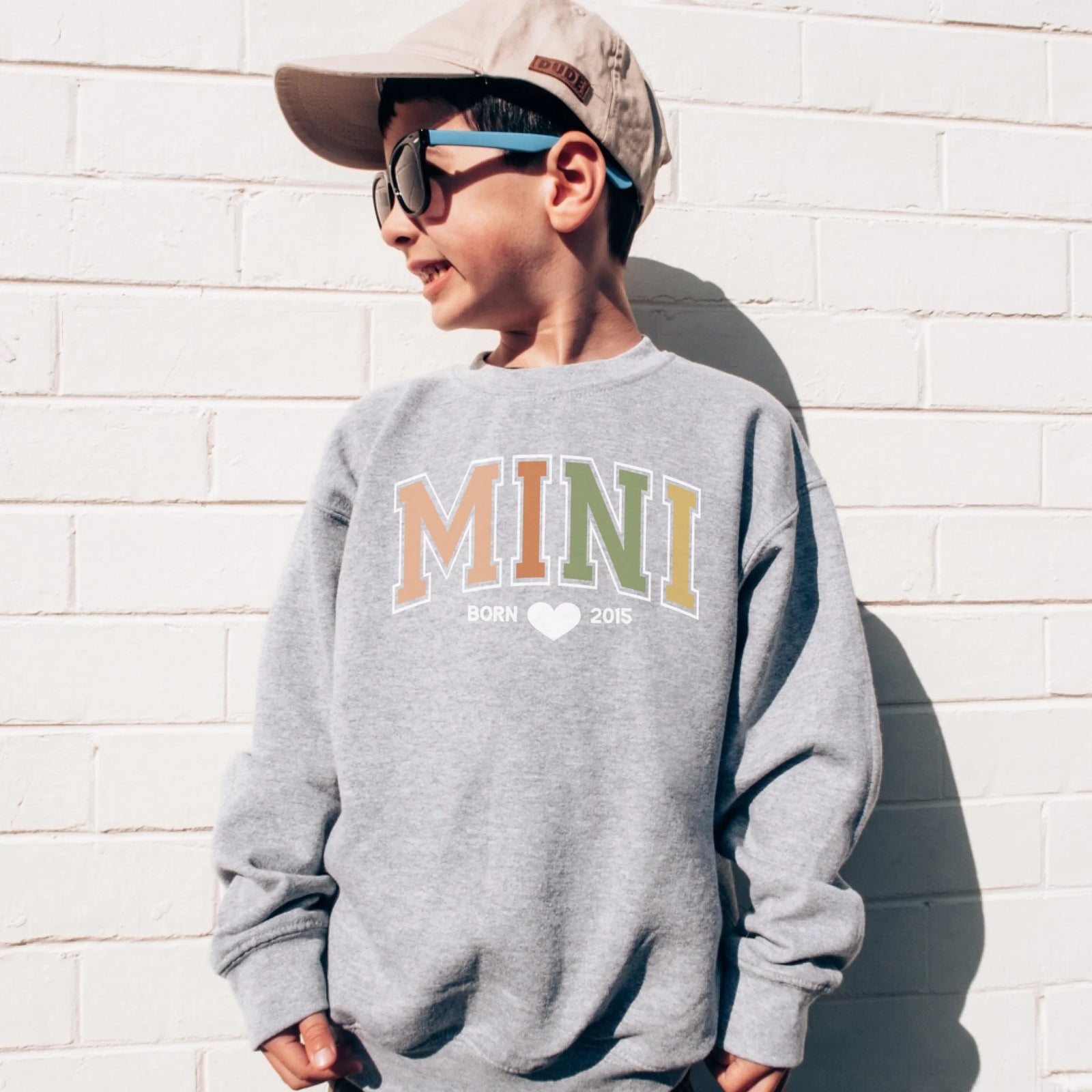 mamagibt Sweatshirt Kinder Mama und Ich Napa Earth Sweatshirt Kinder Mama und Ich Napa Earth Heather Grey