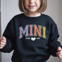 mamagibt Sweatshirt Kinder Mama und Ich Pastell Sweatshirt Kinder Mama und Ich Pastell Jet Black