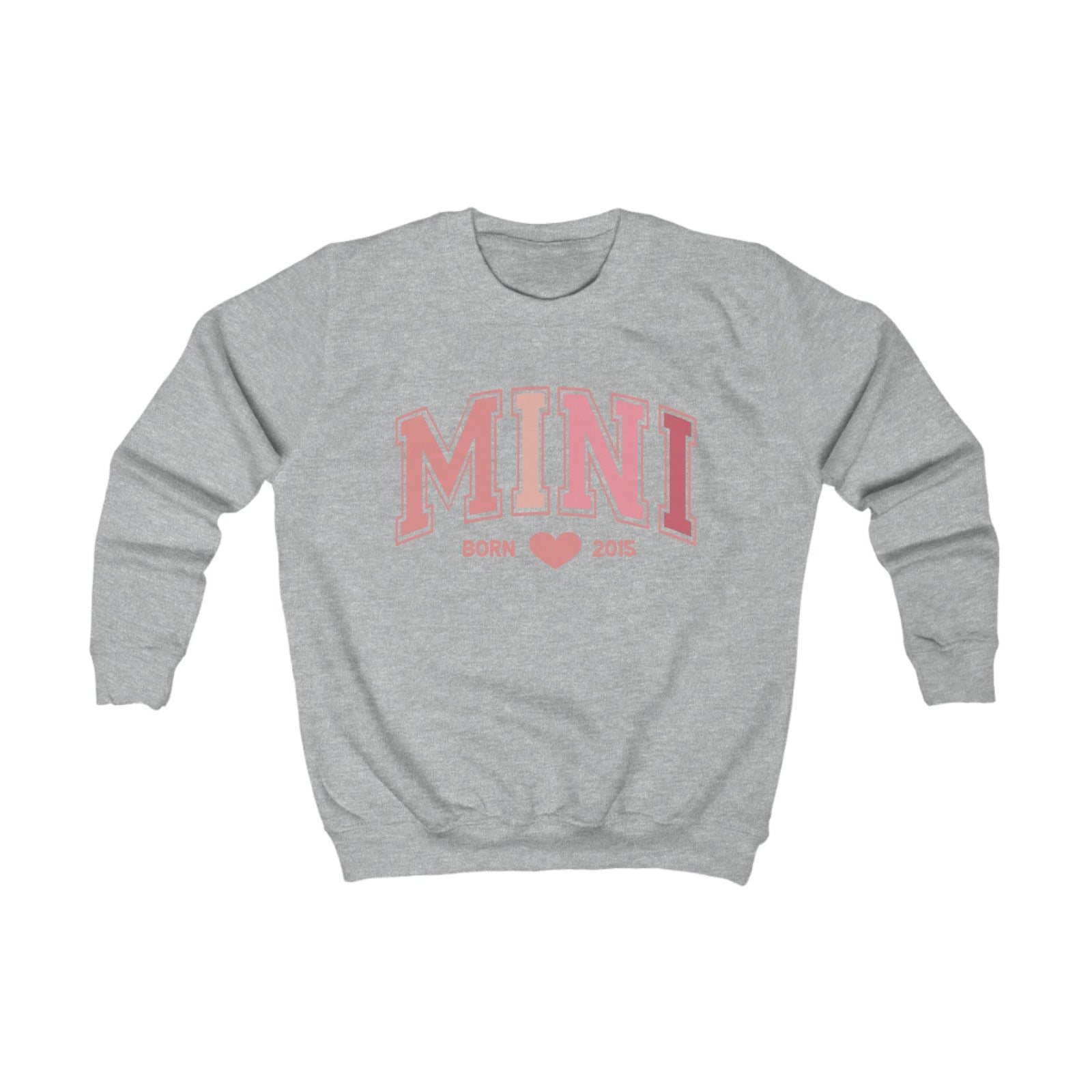 mamagibt Sweatshirt Kinder Mama und Ich Pink