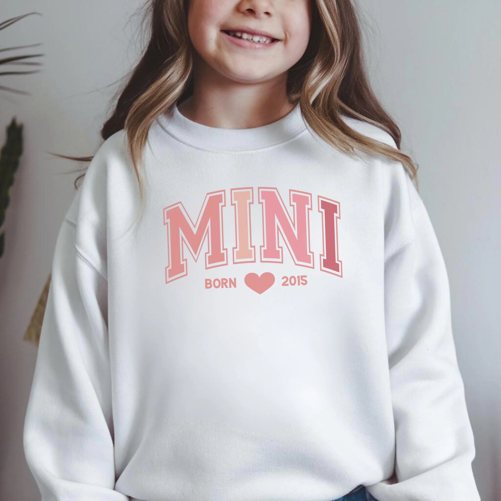 mamagibt Sweatshirt Kinder Mama und Ich Pink Sweatshirt Kinder Mama und Ich Pink Arctic White