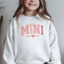 mamagibt Sweatshirt Kinder Mama und Ich Pink Sweatshirt Kinder Mama und Ich Pink Arctic White