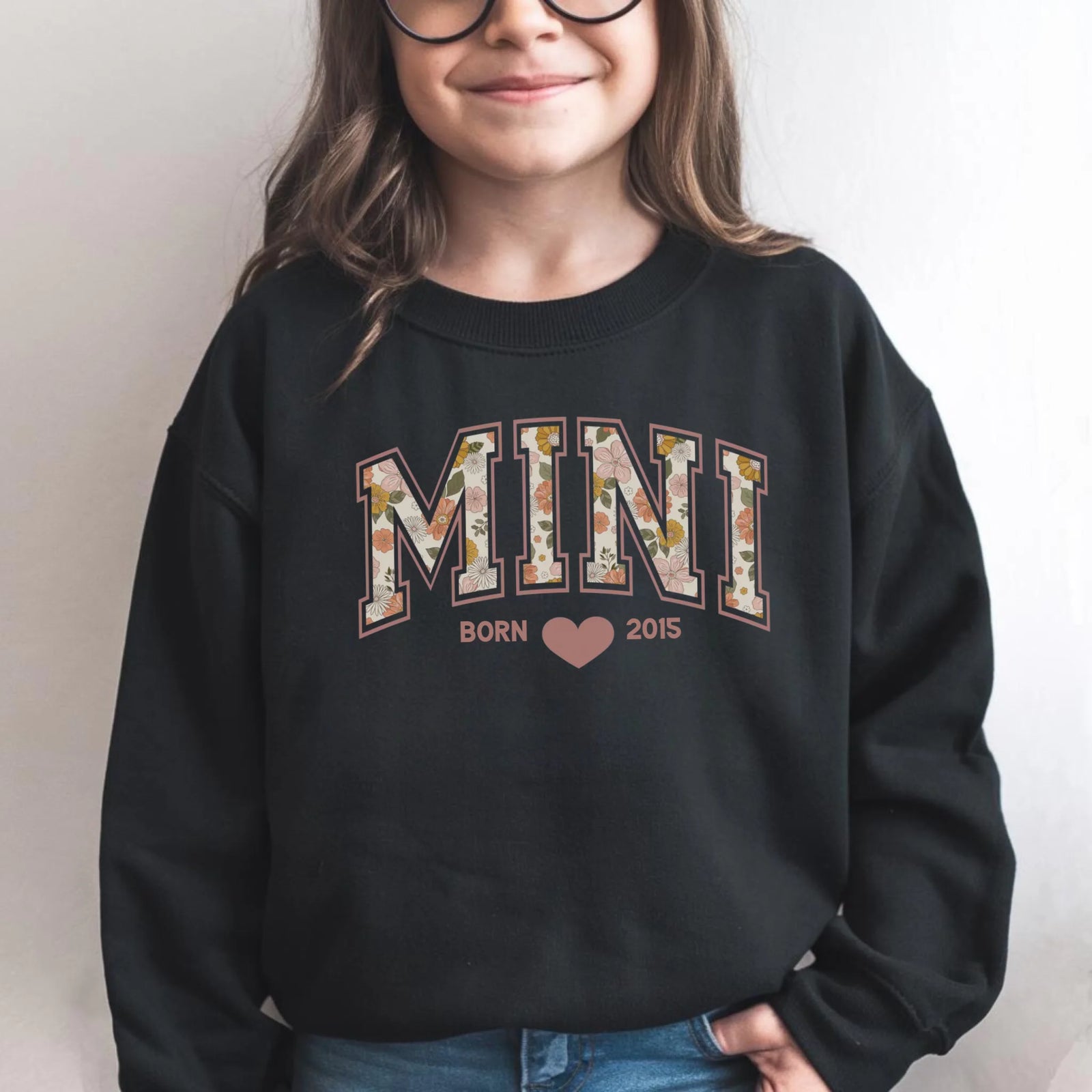 mamagibt Sweatshirt Kinder Mama und Ich Herbst Sweatshirt Kinder Mama und Ich Herbst Jet Black
