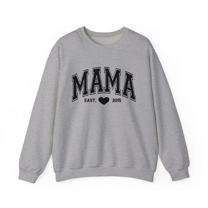 mamagibt Sweatshirt Mama und Mini Schwarz
