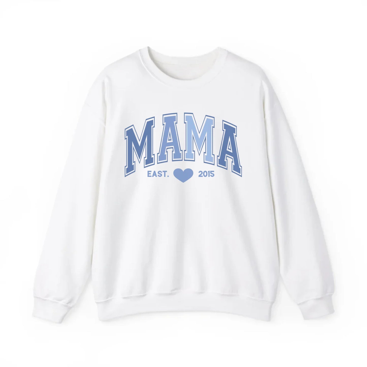 mamagibt Sweatshirt Mama und Mini Blau