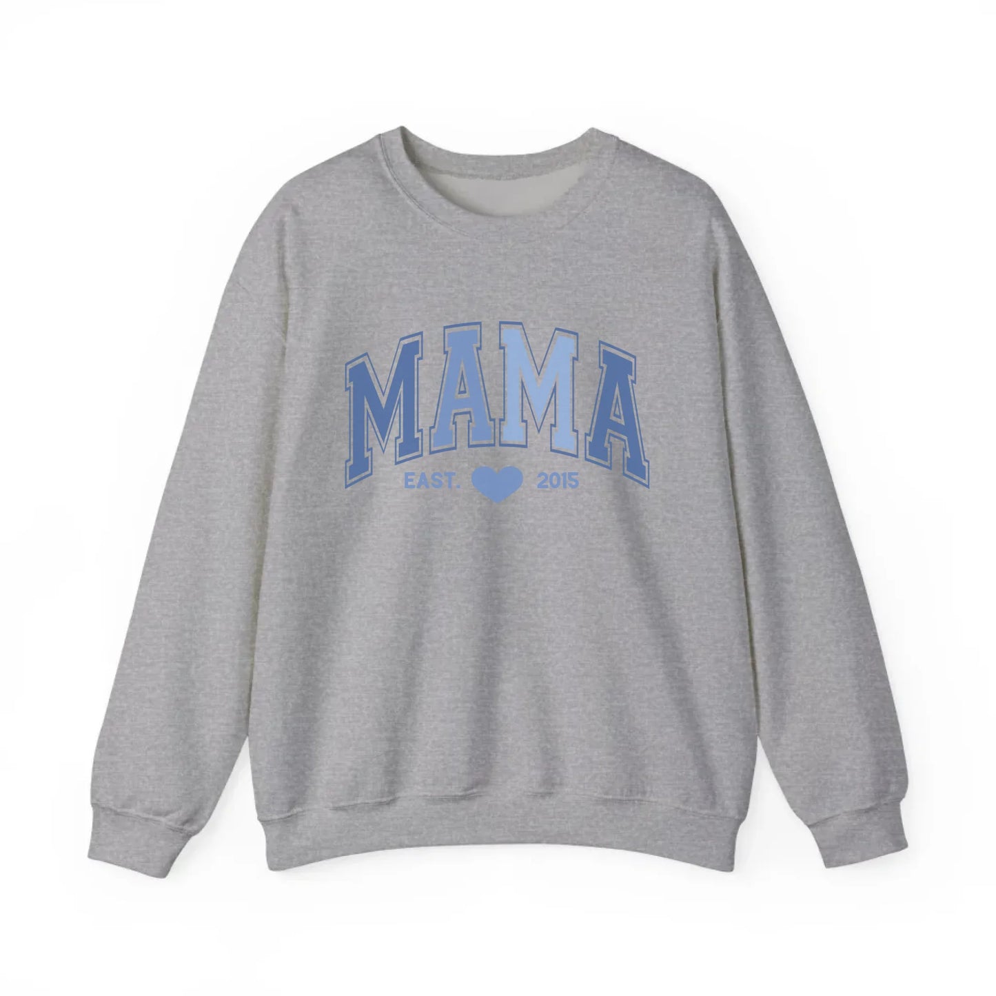 mamagibt Sweatshirt Mama und Mini Blau