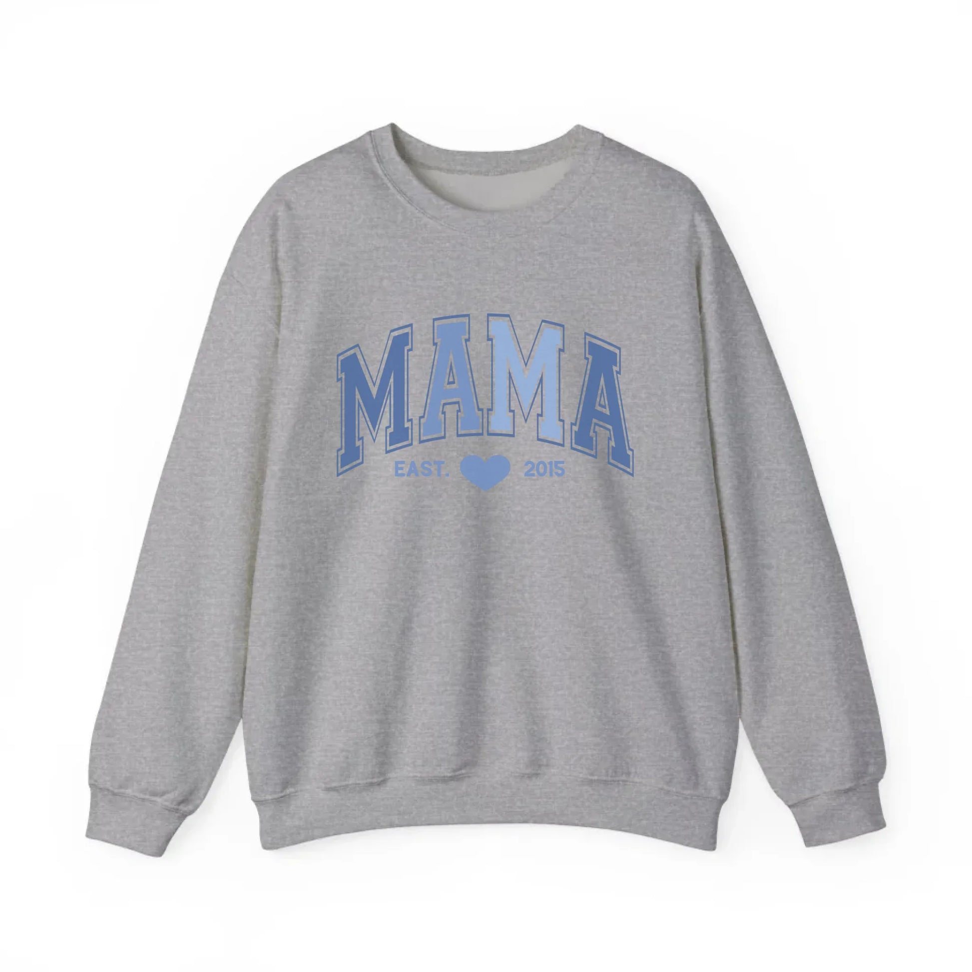 mamagibt Sweatshirt Mama und Mini Blau