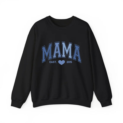 mamagibt Sweatshirt Mama und Mini Blau