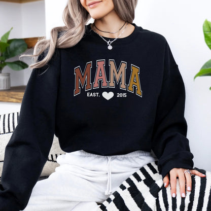mamagibt Sweatshirt Mama und Mini Oxford Dunes Sweatshirt Mama und Mini Oxford Dunes Black