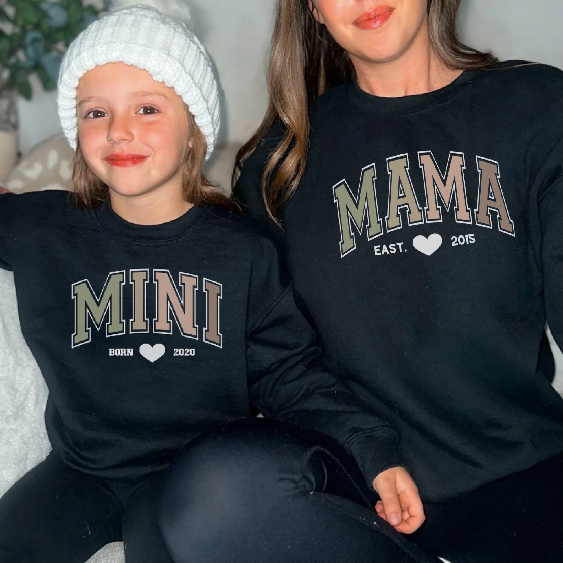 mamagibt Sweatshirt Mama und Mini Carmel Sands Sweatshirt Mama und Mini Carmel Sands Black