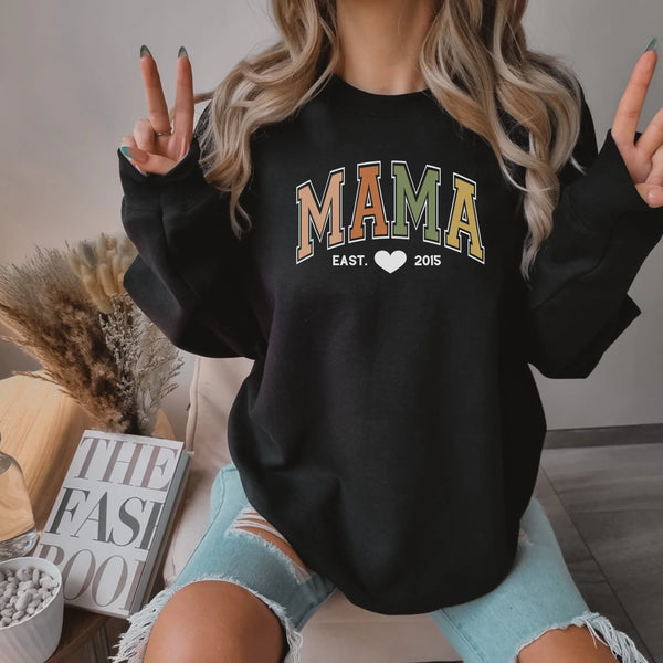 Sweatshirt Mama und Mini Napa Earth