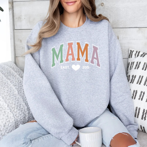 Sweatshirt Mama und Mini Aspen Sky