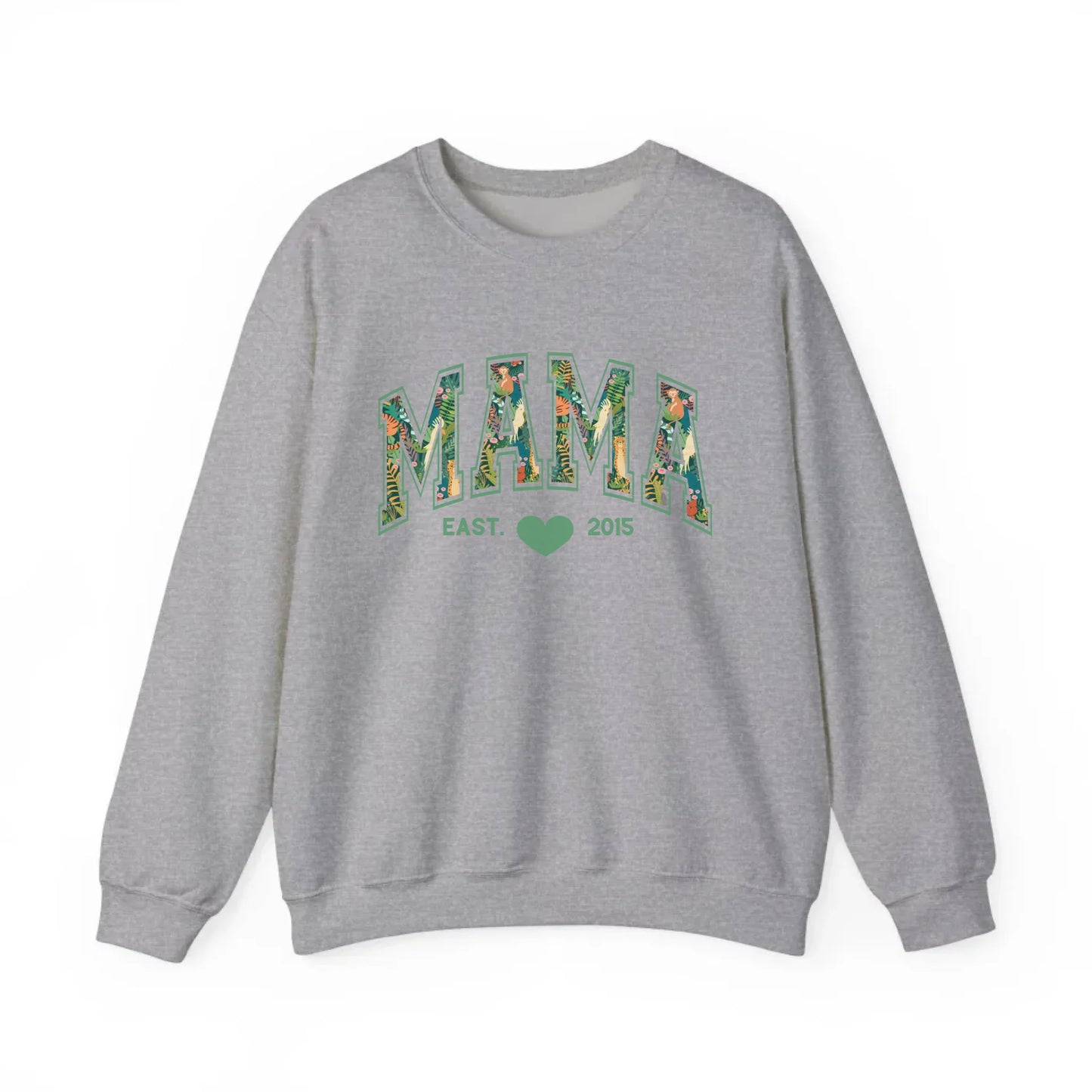 mamagibt Sweatshirt Mama und Mini Dschungel Sweatshirt Mama und Mini Dschungel
