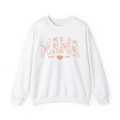 mamgibt Sweatshirt Mama und Mini Blumen