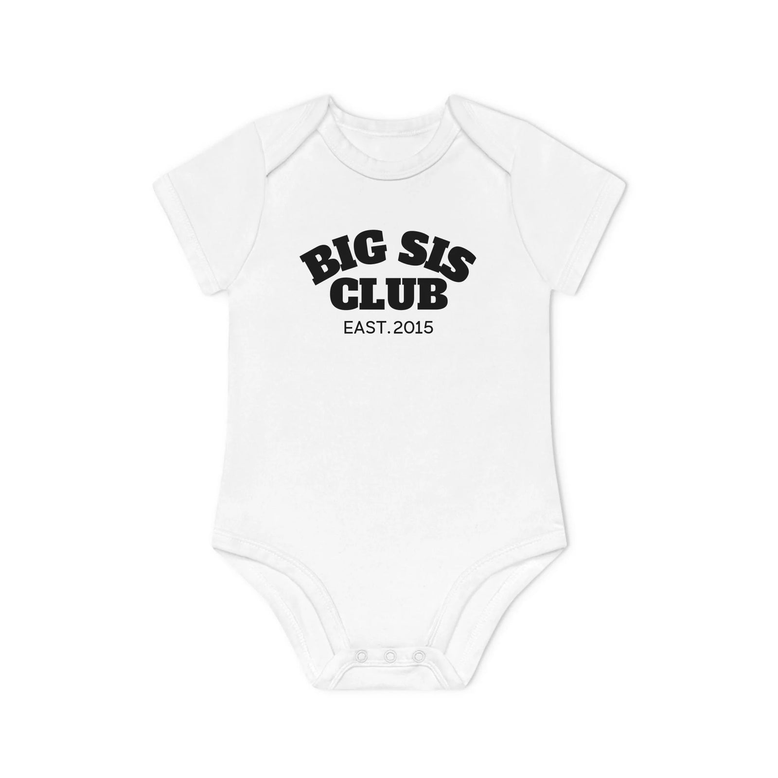 mamagibt Kurzarm Body big sis Club Kurzarm Body big sis Club White