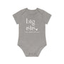 mamagibt Kurzarm Body big sis Herz Kurzarm Body big sis Herz Heather Grey Melange