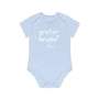 mamagibt Kurzarm Body kleiner Bruder Kurzarm Body kleiner Bruder Dusty Blue