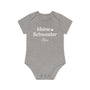 mamagibt Kurzarm Body kleine Schwester Kurzarm Body kleine Schwester Heather Grey Melange
