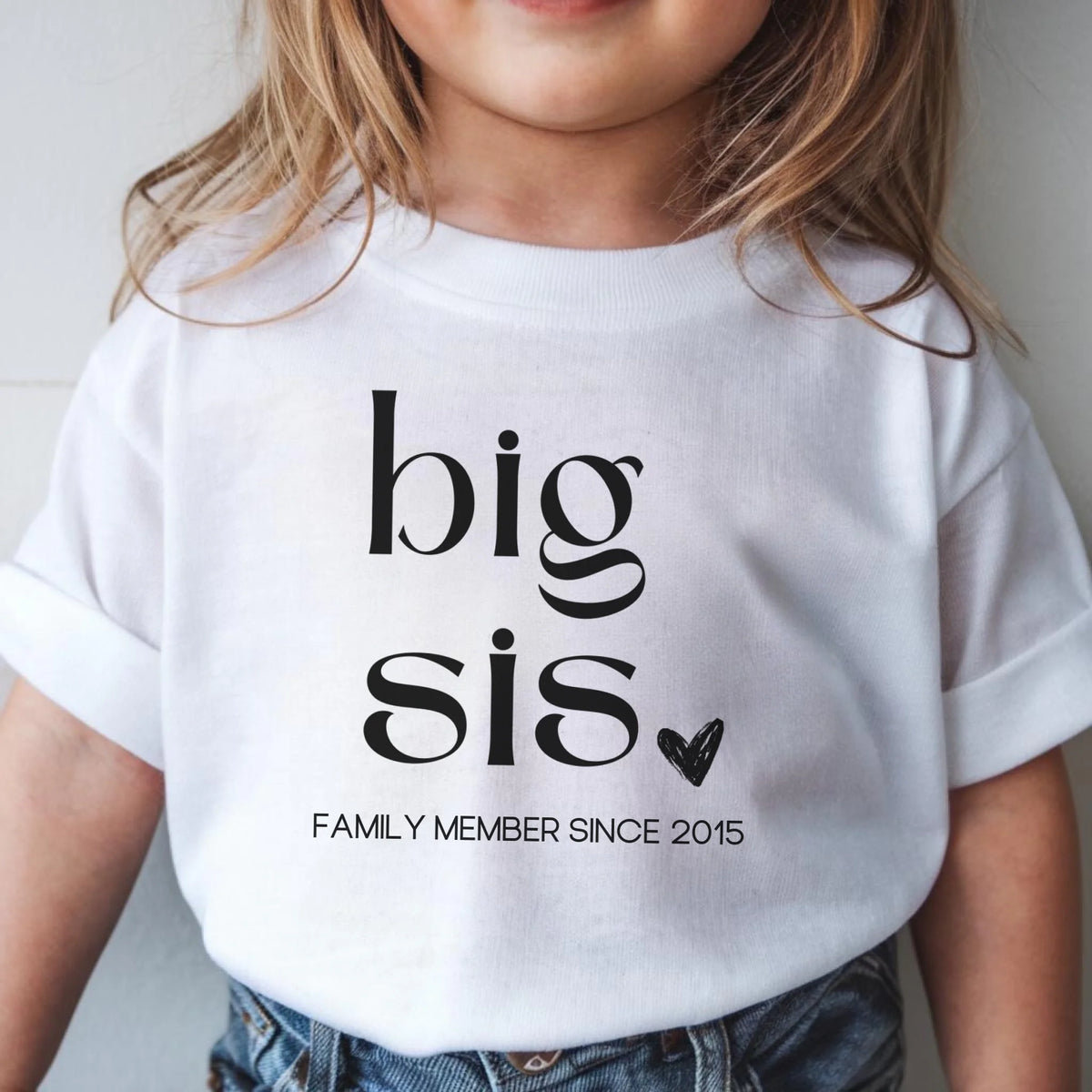 mamagibt T-Shirt Baby big sis Herz