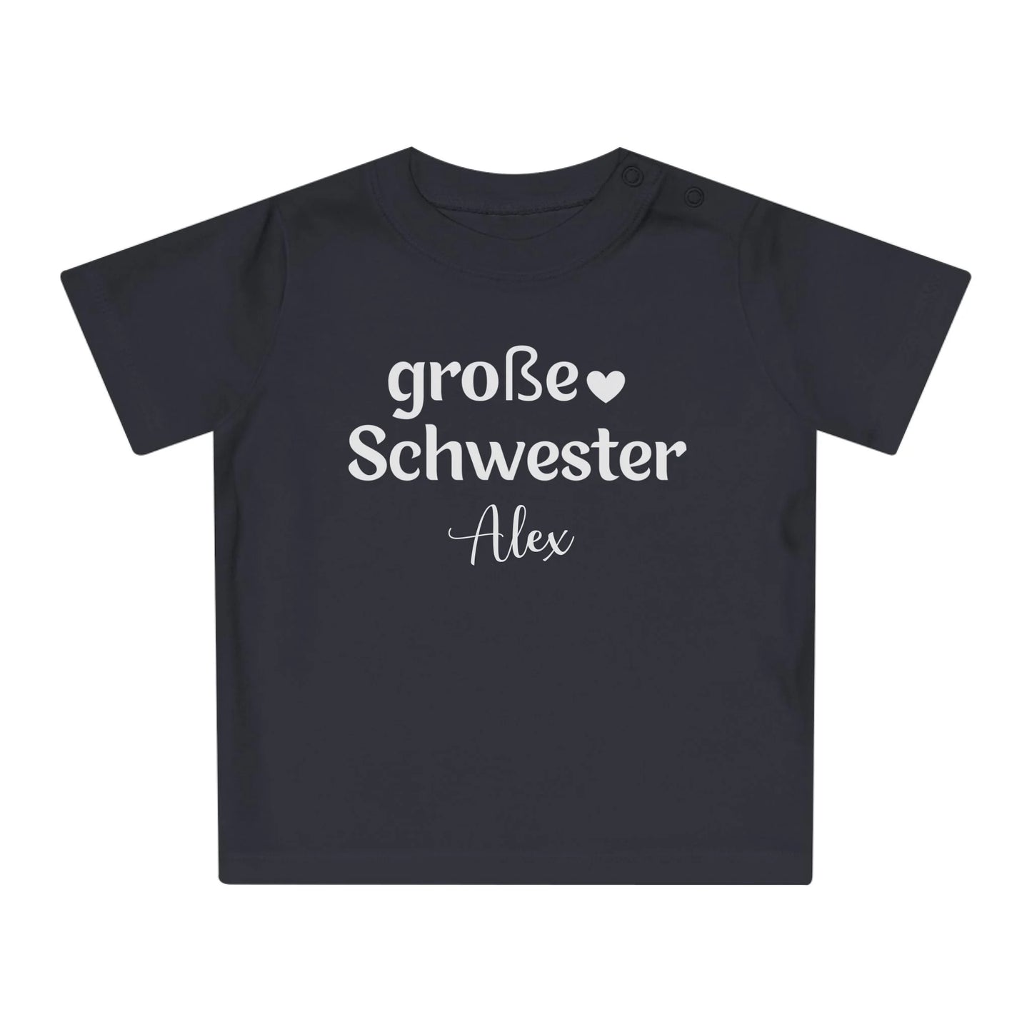 mamagibt T-Shirt Baby große Schwester T-Shirt Baby große Schwester Black