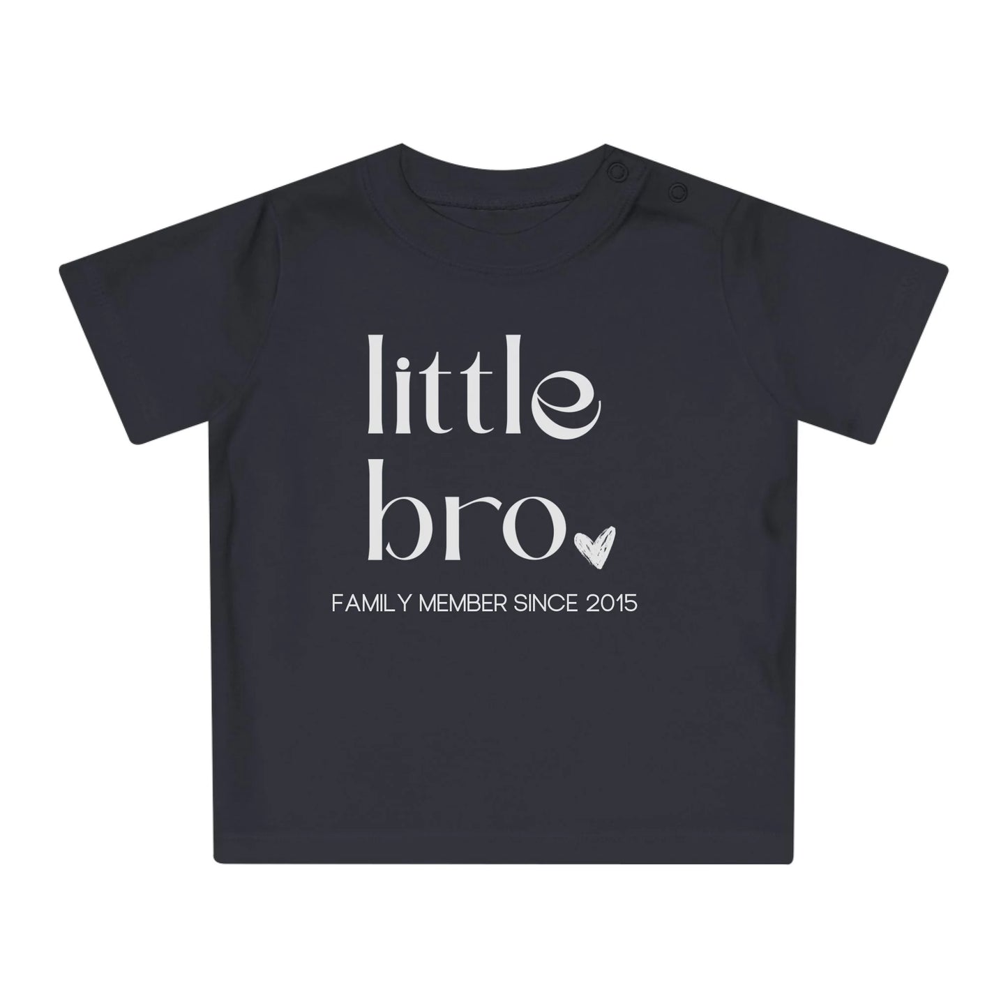 mamagibt Baby T-Shirt lil bro Baby T-Shirt lil bro Black